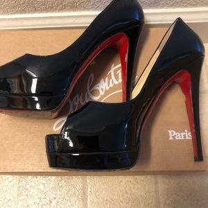 Christian Louboutin Altadama 140 Black Patent Calf